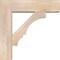 Ekena Millwork Balboa Block Smooth Bracket w/ Offset Brace, Douglas Fir, 7 1/2"W x 28"D x 28"H BKT0806X28X28BOA05SDF - alternate 3